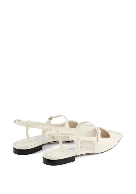 Scarpe Basse Didi Verniciate Latte JIMMY CHOO | DIDI FLAT PATLATTE